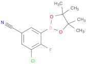3-Chloro-5-cyano-2-fluorophenylboronic acid, pinacol ester