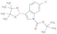 1-BOC-6-chloroindole-3-boronic acid, pinacol ester