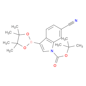 1-BOC-6-cyanoindole-3-boronic acid, pinacol ester