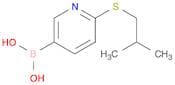 2-(Isobutylthio)pyridine-5-boronic acid