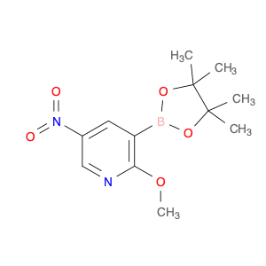 2-Methoxy-5-nitropyridine-3-boronic acid, pinacol ester