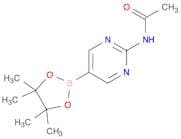 2-Acetamidopyrimidine-5-boronic acid, pinacol ester