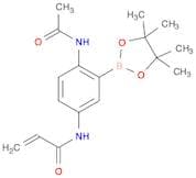 2-Acetamido-5-acrylamidophenylboronic acid, pinacol ester