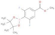 Benzoic acid, 3,5-difluoro-4-(4,4,5,5-tetramethyl-1,3,2-dioxaborolan-2-yl)-, methyl ester