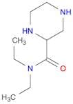 2-Piperazinecarboxamide, N,N-diethyl-