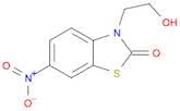 2(3H)-Benzothiazolone, 3-(2-hydroxyethyl)-6-nitro-