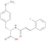 (S,E)-2-(3-(2-Fluorophenyl)acrylamido)-3-(4-methoxyphenyl)propanoic acid