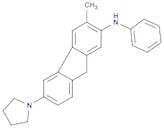 9H-Fluoren-2-amine, 3-methyl-N-phenyl-6-(1-pyrrolidinyl)-