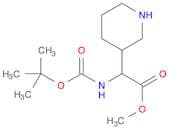 tert-Butoxycarbonylamino-piperidin-3-yl-acetic acid methyl ester