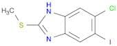 6-Chloro-5-iodo-2-(methylthio)-1H-benzo[d]imidazole