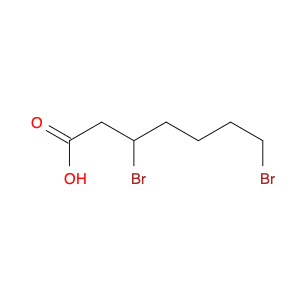 Heptanoic acid, 3,7-dibromo-