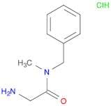 Acetamide, 2-amino-N-methyl-N-(phenylmethyl)-, hydrochloride (1:1)
