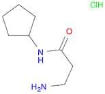 3-Amino-N-cyclopentylpropanamide hydrochloride