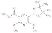 Methyl 2,6-dimethoxy-5-(4,4,5,5-tetramethyl-1,3,2-dioxaborolan-2-yl)nicotinate