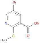 5-Bromo-2-(methylsulfanyl)pyridine-3-carboxylic acid