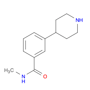 Benzamide, N-methyl-3-(4-piperidinyl)-