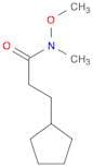 3-Cyclopentyl-N-methoxy-N-methylpropanamide