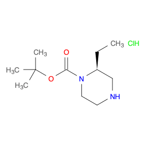 1-Piperazinecarboxylic acid, 2-ethyl-, 1,1-dimethylethyl ester, hydrochloride (1:1), (2S)-