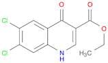 3-Quinolinecarboxylic acid, 6,7-dichloro-1,4-dihydro-4-oxo-, ethyl ester