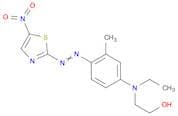 2-[Ethyl[3-methyl-4-[2-(5-nitro-2-thiazolyl)diazenyl]phenyl]amino]ethanol