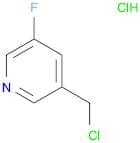 Pyridine, 3-(chloromethyl)-5-fluoro-, hydrochloride (1:1)