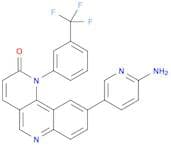 Benzo[h]-1,6-naphthyridin-2(1H)-one, 9-(6-amino-3-pyridinyl)-1-[3-(trifluoromethyl)phenyl]-