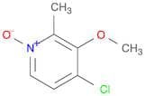 Pyridine, 4-chloro-3-methoxy-2-methyl-, 1-oxide