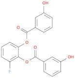 Benzoic acid, 3-hydroxy-, 1,1'-(3-fluoro-1,2-phenylene) ester