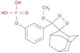 Phenol, 3-(4-methoxyspiro[1,2-dioxetane-3,2'-tricyclo[3.3.1.13,7]decan]-4-yl)-, 1-(dihydrogen phos…