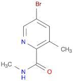 2-Pyridinecarboxamide, 5-bromo-N,3-dimethyl-