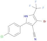1H-Pyrrole-3-carbonitrile, 4-bromo-2-(4-chlorophenyl)-5-(trifluoromethyl)-