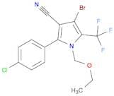 1H-Pyrrole-3-carbonitrile, 4-bromo-2-(4-chlorophenyl)-1-(ethoxymethyl)-5-(trifluoromethyl)-