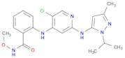 Benzamide, 2-[[5-chloro-2-[[3-methyl-1-(1-methylethyl)-1H-pyrazol-5-yl]amino]-4-pyridinyl]amino]-N…