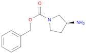 1-Pyrrolidinecarboxylic acid, 3-amino-, phenylmethyl ester, (3S)-