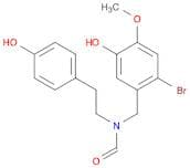 Formamide, N-[(2-bromo-5-hydroxy-4-methoxyphenyl)methyl]-N-[2-(4-hydroxyphenyl)ethyl]-