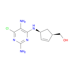 ((1R,4S)-4-((2,5-Diamino-6-chloropyrimidin-4-yl)amino)cyclopent-2-en-1-yl)methanol