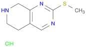 2-(Methylthio)-5,6,7,8-tetrahydropyrido[3,4-d]pyrimidine, HCl