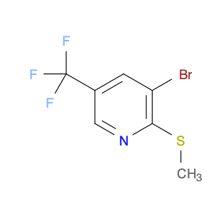 Pyridine, 3-bromo-2-(methylthio)-5-(trifluoromethyl)-