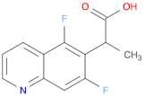 2-(5,7-Difluoro-6-quinolyl)propanoic acid