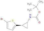 tert-Butyl n-[(1s,2s)-rel-2-(5-bromothiophen-2-yl)cyclopropyl]carbamate