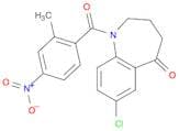 5H-1-Benzazepin-5-one, 7-chloro-1,2,3,4-tetrahydro-1-(2-methyl-4-nitrobenzoyl)-