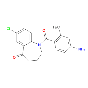 5H-1-Benzazepin-5-one, 1-(4-amino-2-methylbenzoyl)-7-chloro-1,2,3,4-tetrahydro-