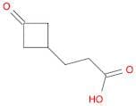 Cyclobutanepropanoic acid, 3-oxo-