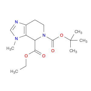 5-tert-Butyl 4-ethyl 3-methyl-6,7-dihydro-3H-imidazo[4,5-c]pyridine-4,5(4H)-dicarboxylate