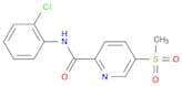 N-(2-Chlorophenyl)-5-(methylsulfonyl)picolinamide