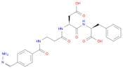 L-Phenylalanine, N-[4-(aminoiminomethyl)benzoyl]-β-alanyl-L-α-aspartyl- (9CI)