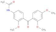 Acetamide, N-[4-(2,4-dimethoxybenzoyl)-3-methoxyphenyl]-
