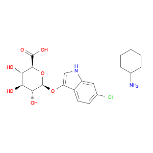 6-Chloro-3-indolyl-β-d-glucuronide cyclohexylammonium salt