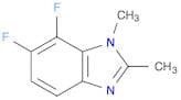 1H-Benzimidazole, 6,7-difluoro-1,2-dimethyl-