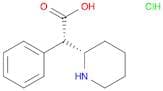 2-Piperidineacetic acid, a-phenyl-, hydrochloride (1:1), (aR,2R)-rel-